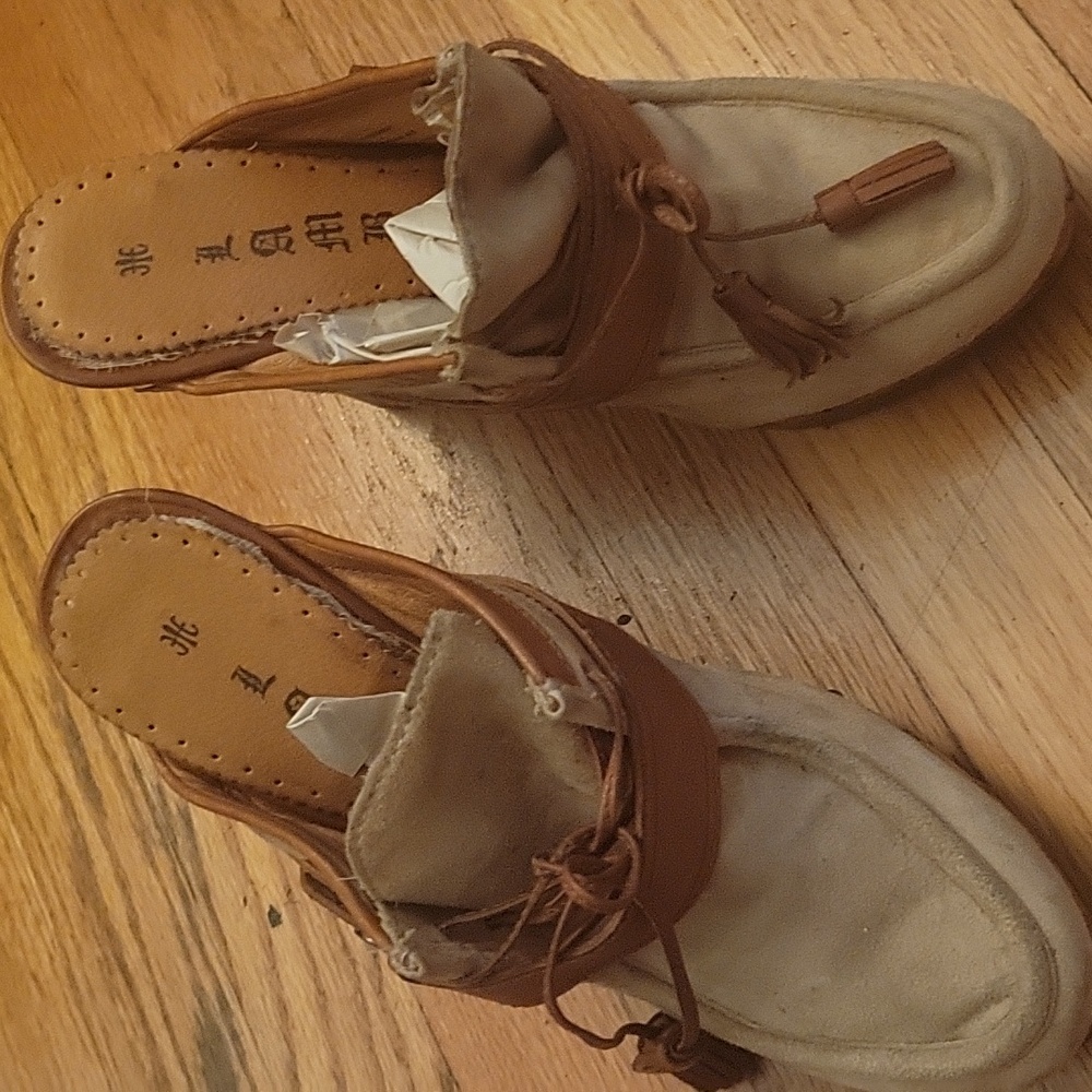 L.A.M.B. Gwen Stefani Euclid Slip on Wedge Heel Platform Clog women's size 10